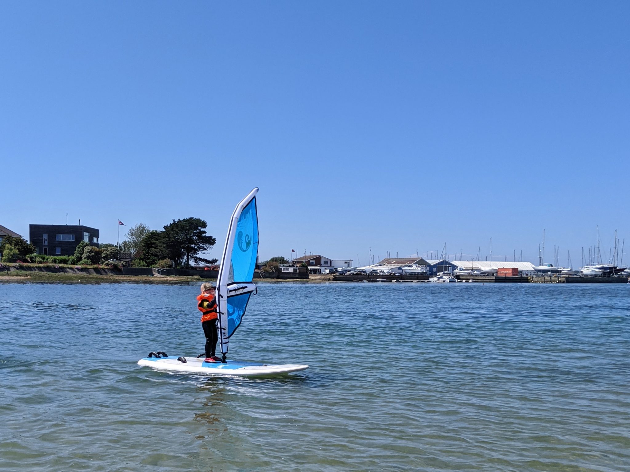 Diddy wind McConks Go Sail XS (1.5m) inflatable windsurf sail test.
