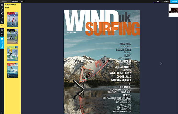 Windsurfing UK magazine March 2019