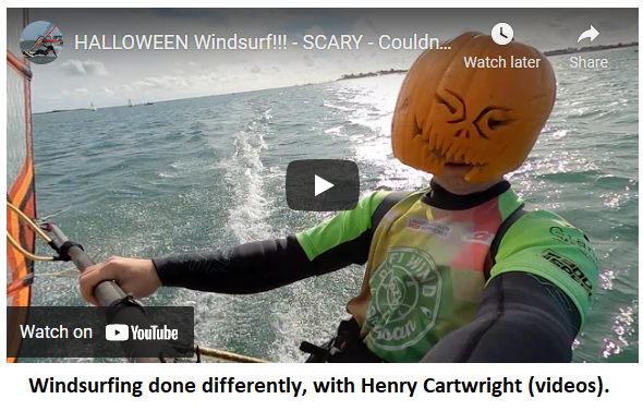 Windsurfing done differently, with Henry Cartwright (videos).