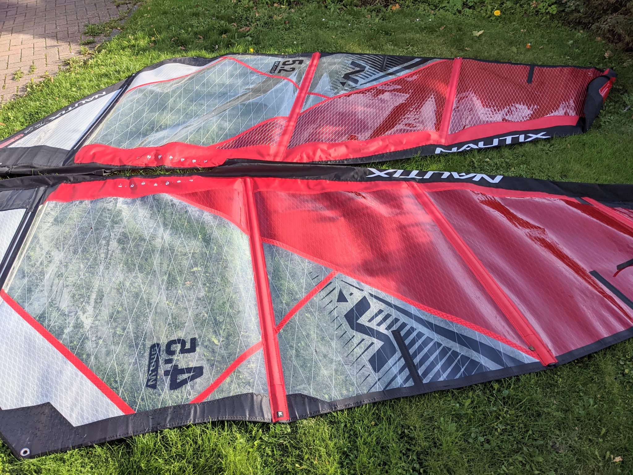 Easy does it Nautix Windsurfing Freeride 4.5m windsurf sail test