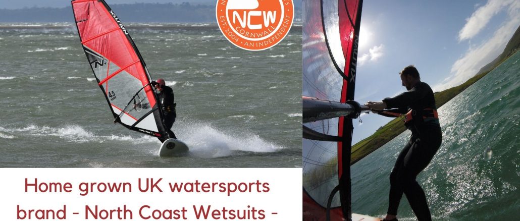 Home grown UK watersports brand - North Coast Wetsuits - commits to windsurfing.