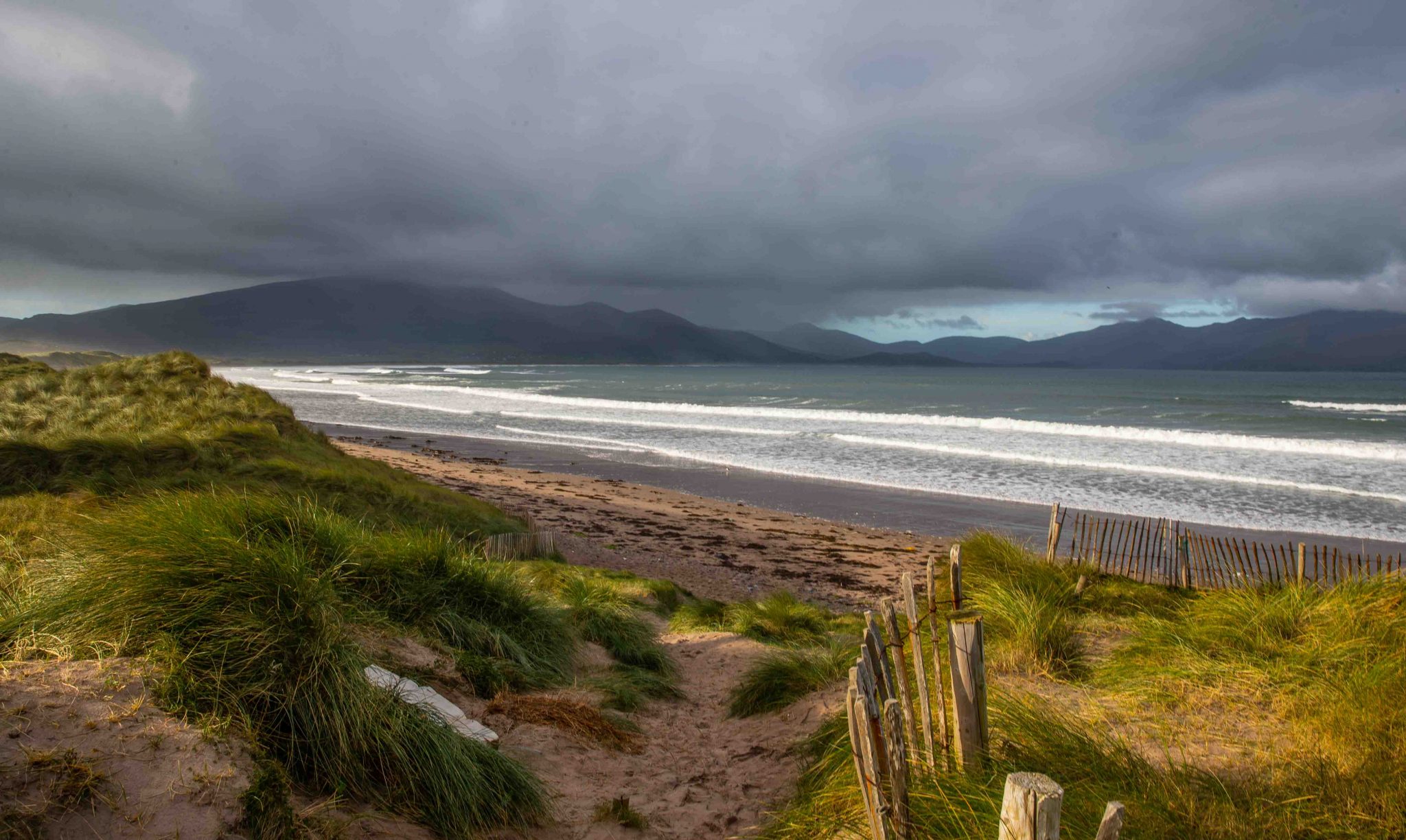 Windsurf ‘lads’ on tour, Brandon Bay, Ireland with Mike Pringuer